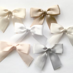 2&quot; Light Neutrals - 12/24/48 Small Handmade Bows