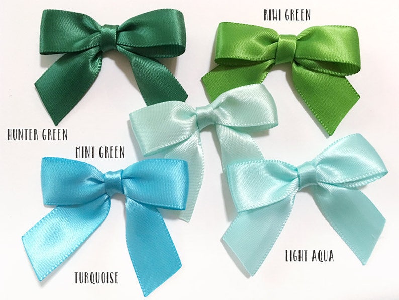 2.5 Handmade Small Bows 12/24/48/100 Choose your color image 8