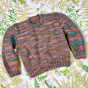 Vintage Kids Handmade Knit Sweater