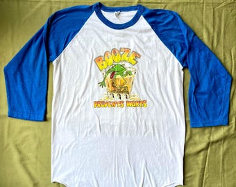 Vintage Single Stitch Beer Frog Graphic T-Shirt