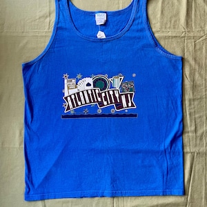 Camiseta sin mangas con gráfico vintage de Atlantic City, Nueva Jersey