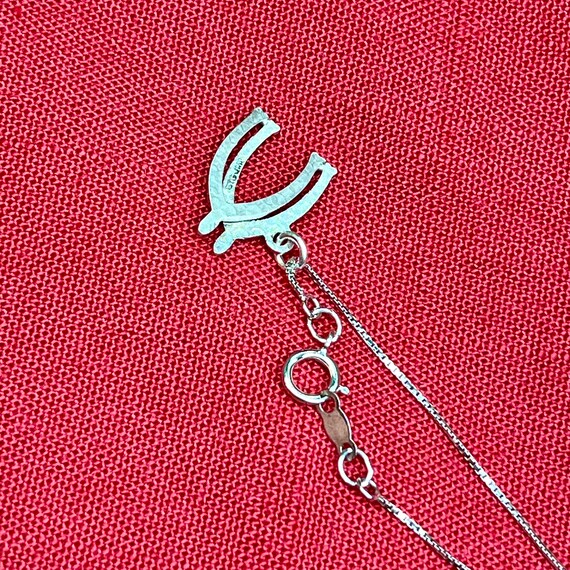 Secondhand 925 Sterling Silver Double Wishbone Pe… - image 4