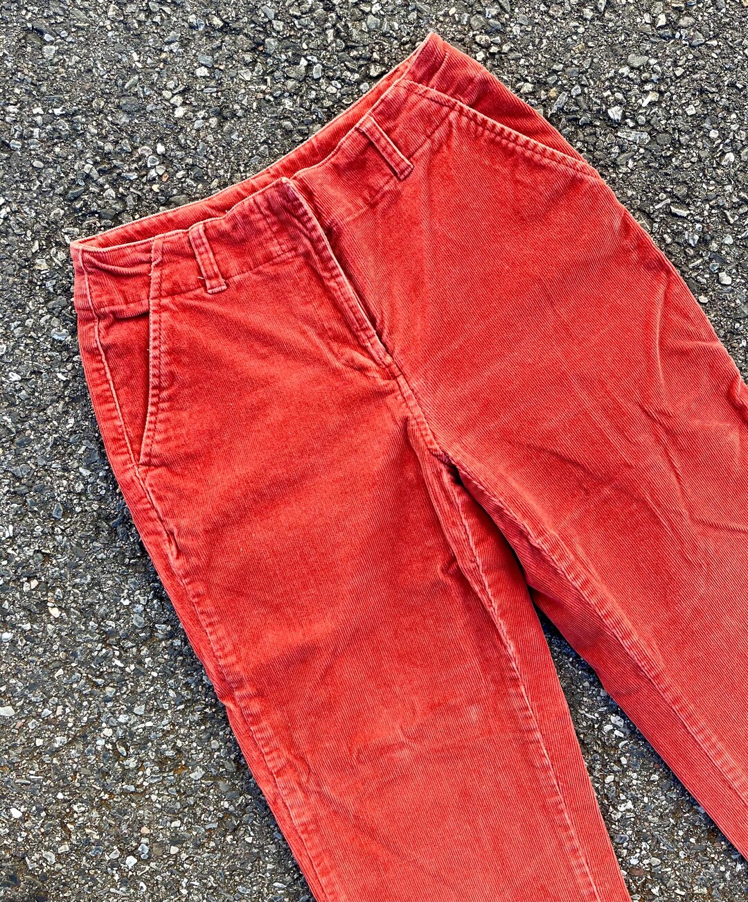 St. John's Bay Men's Corduroy Pants, Size 34 cotton navy blue type Vintage Second Hand