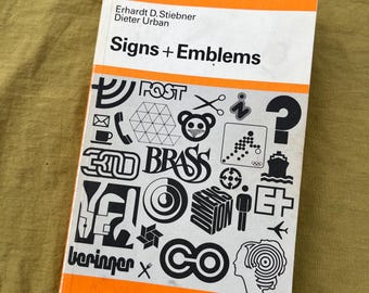 Vintage Paperback Book: Signs and Emblems