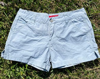 Vintage Unionbay Pale Blue Grey Cargo Shorts