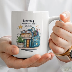 Gift for Teacher, Bookworm Gift for Reader, Reading Mug, Book Lover Mug, Bookworm Mug, Coffee Mug, Teacher Mug, Bookish Mug