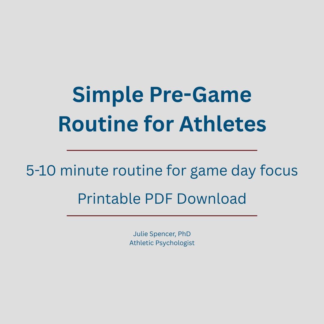 Pregame Routine Example Photo Simple Pregame Routine for Athletes | 5–10 Minute Game Day Guide ...