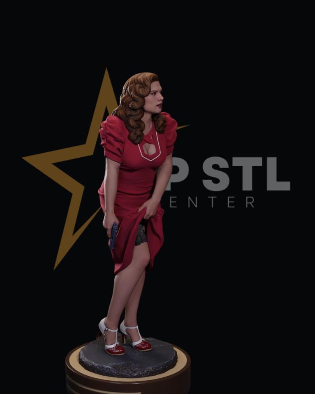 Agent Carter - 3D Printable STL File - Instant Download - Etsy
