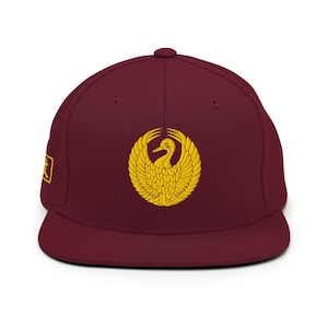 Embroidery japanese family crest cap（Mori Tsuru no maru）