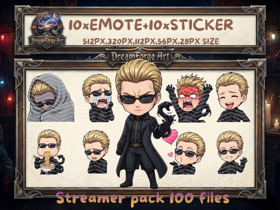Psf Sticker Wesker | Residentevil X DBD | 100 Files | Discord Stickers | Twitch ...