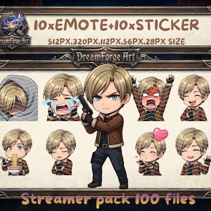 Blonde Special Agent Megapack, Leather Jacket Survivor Twitch Emotes, Tactical Knife Master Discord Stickers, Classic Biotech Hero Graphics