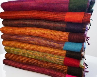 Soft Handmade Yak Wool Blanket – Cozy Nepalese Throw, Warm Natural Fiber