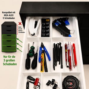 Kleines schubladen regal