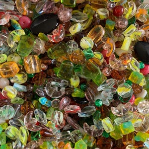 Mixed Bead Lot - Beautiful Jewel Mix - 7 oz.