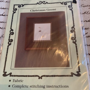 Heirloom Designs Shadow-work Embroidery - Christmas Goose