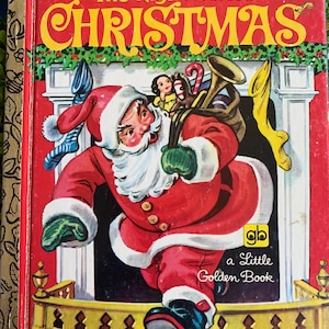 Vintage Little Golden Books Christmas  or Winter Theme