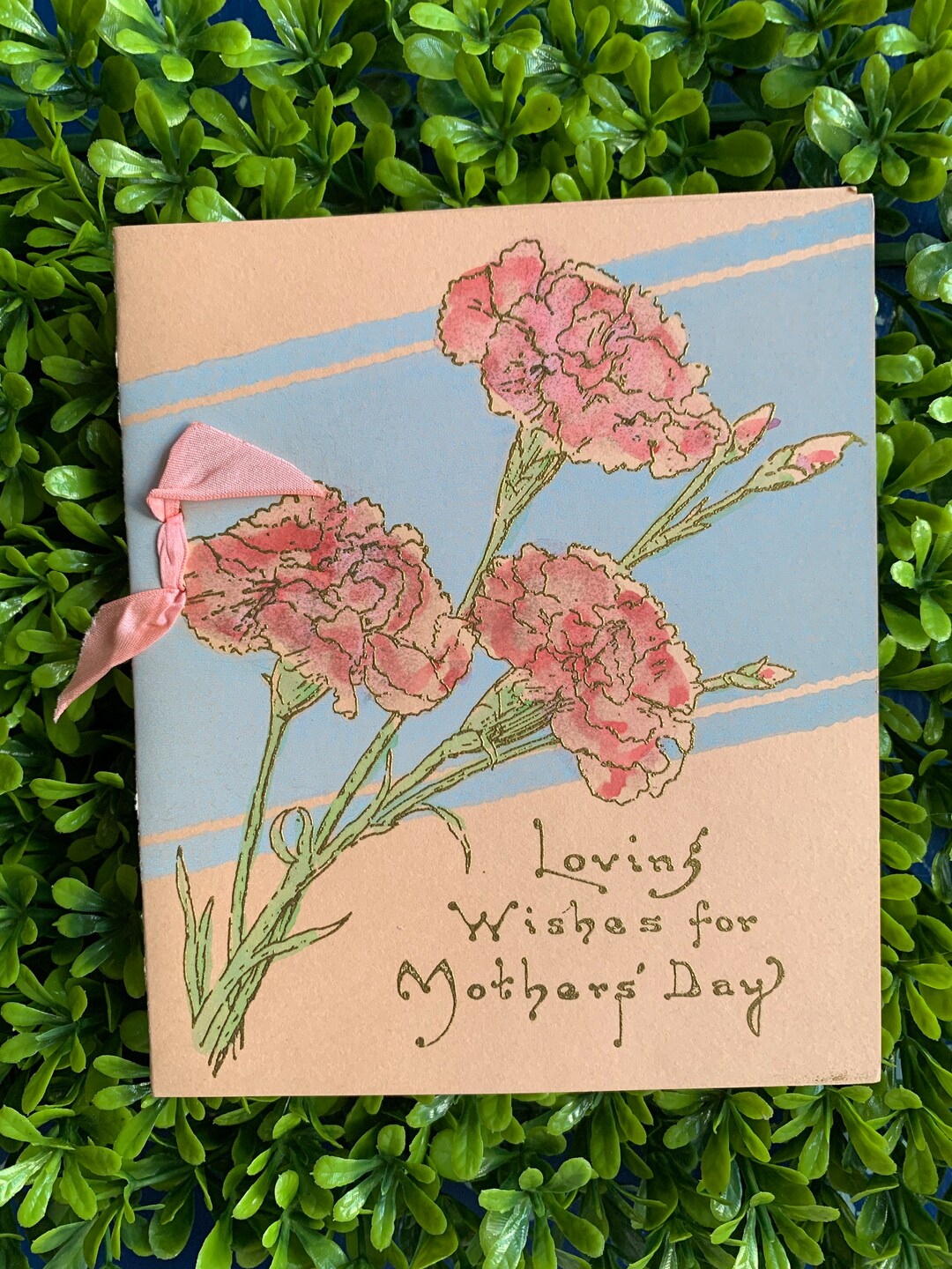 Vintage Mothers Day Card Piece or Front Piece - Etsy