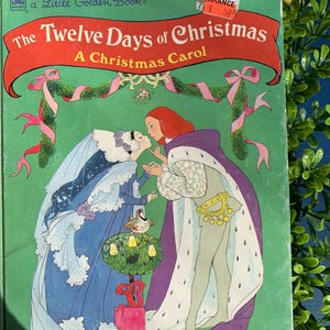 Vintage Little Golden Books Christmas  or Winter Theme