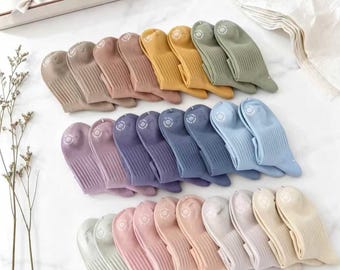 100% Cotton socks, Seamless toe design, Breathing and Air flow Good for Sensitive and Delicate skin, Unisex Gift Set