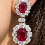 Ruby Dangle Earrings