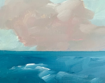 Ocean Painting, Original Landscape Painting, Original Art, Impressionist Art, Contemporary Art, Modern Art, Original Painting