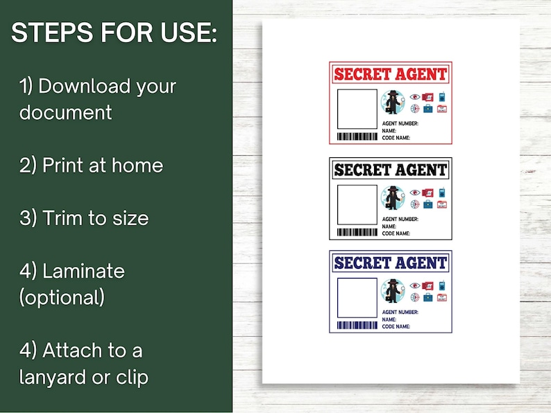 Pretend Play ID Cards Printable | Community Helper Badges | Dramatic ...