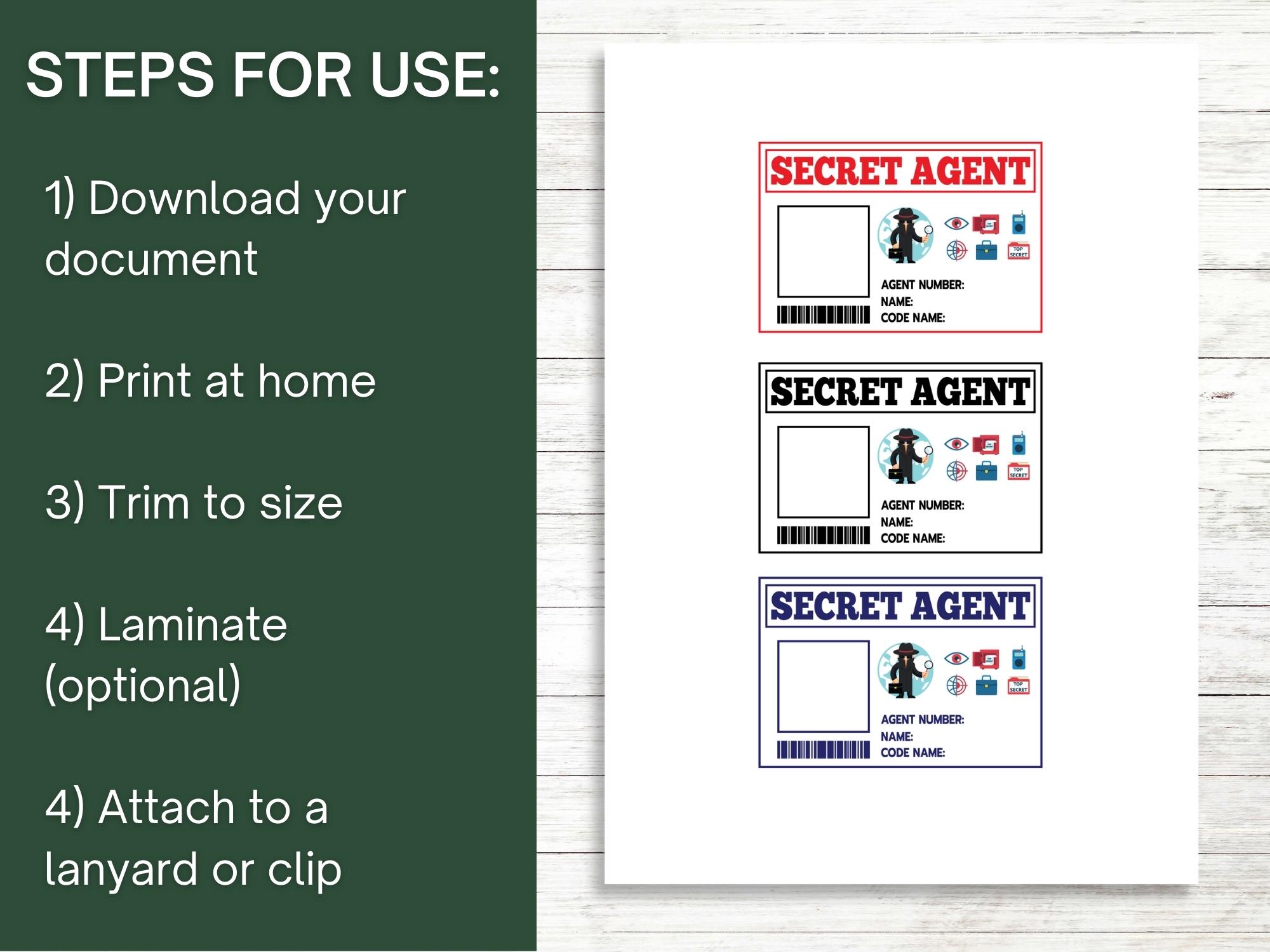 Playid Examples Pretend Play ID Cards Printable | Community Helper Badges | Dramatic ...