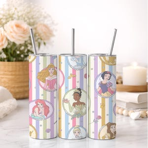 Girls Disney Cup, Princess Water Cup, Cinderella Mug, Ariel Coffee Cup, Snow White Tumbler