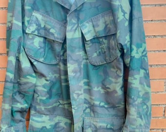 Authentic USMC ERDL RDF Jacket Late 70s Transition Era