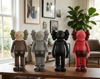 Réplica de juguete de arte callejero, figura urbana minimalista