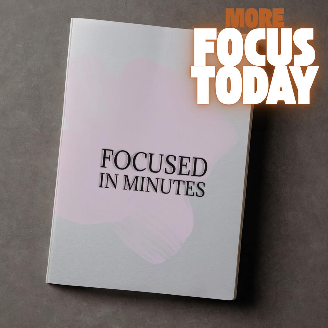 Effective Simple Minimal Focus Guide, Easy-to-follow 5 Step Mental ...
