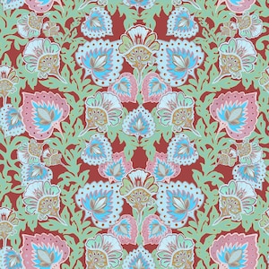 Indian Rusty Background A4 SAMPLE, Garden of India Rust Wallpaper, Wall Decor, Floral Decor ...