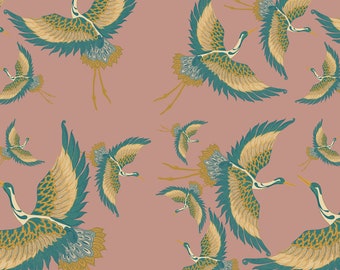 A4 SAMPLE, Pachamama Rose Wallpaper, Wall Decor, Dark Decor, Luxury Wallpaper, Home Decor, House Renovation, Floral Design, Bird Design