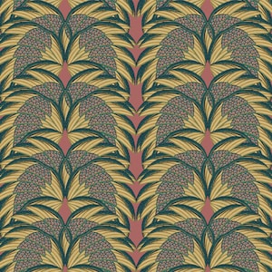 A4 MUSTER, Feder Rose Tapete, Wanddekoration, Blumen Dekor, Luxus Tapete, Wohnkultur,Haus Renovation, Florales Design, Botanisch, Vögel