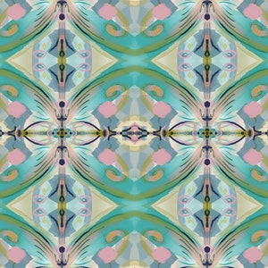Franny Sorbet Wallpaper MUSTER, Wanddekor, Blumendekor, Luxus Tapete, Wohnkultur, Hausrenovierung, Blumenmuster, Botanisch, Pastell