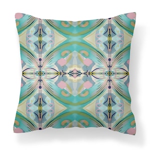 Franny Sorbet Velvet Cushion, Velvet Cushion Luxury Home decor Cushion Covers, Luxe Cushion, Patterned Cushion, Maximalist