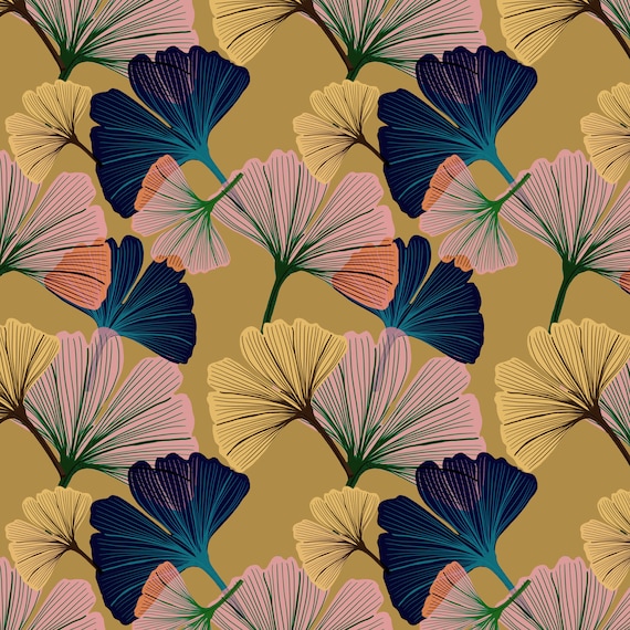 Ginko, Fabric, Wallpaper and Home Decor