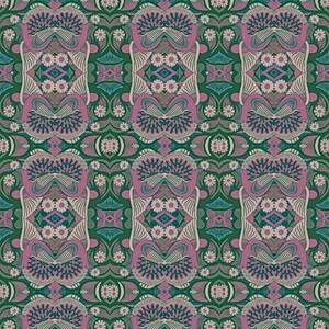 A4 MUSTER Esprit Magenta Tapete, Wanddekoration, Dunkles Dekor, Luxus Tapete, Wohnkultur, Hausrenovierung, Blumenmuster, Vogeldesign