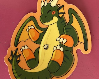 Pooltoy Dragon Sticker | Inflatable Pool Toy Furry Sticker