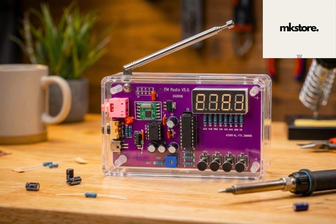 DIY Retro FM Radio Kit | Electronics Project, Soldering Practice, STEM ...