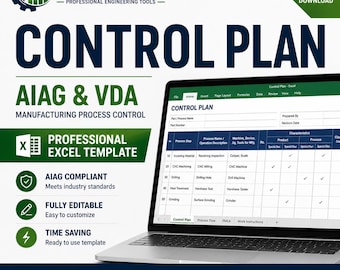 Plano de Controle em Excel para Manufatura – Reduza o Desperdício e Estabilize as Linhas de Produção