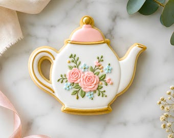 Teapot Cookie Cutter STL File, 8 Sizes (Digital Download)