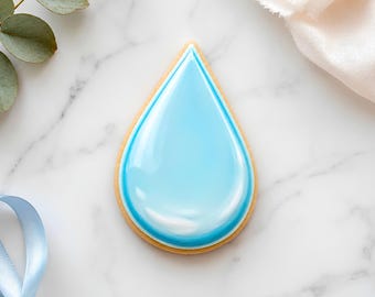 Water Drop Cookie Cutter STL File, 8 Sizes (Digital Download)