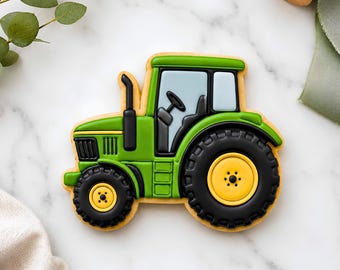 Tractor Cookie Cutter STL File, 8 Sizes (Digital Download)