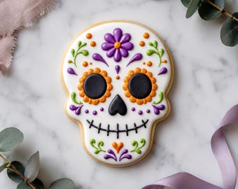 Halloween Skull Cookie Cutter STL File, 8 Sizes (Digital Download)