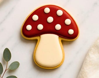 Mushroom Cookie Cutter STL File, Toadstool Cookies 8 Sizes (Digital Download)
