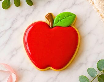 Apple Cookie Cutter STL File, 3D Printable Fruit Cookies 8 Sizes (Digital Download)