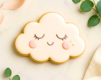 Cloud Cookie Cutter STL File, Baby Shower Cookies 8 Sizes (Digital Download)