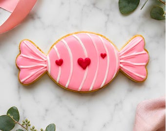 Wrapped Candy Cookie Cutter STL File, 8 Sizes (Digital Download)