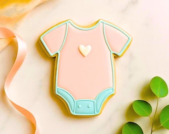 Foremka do ciastek Baby Onesie STL, ciasteczka na baby shower w 8 rozmiarach (do pobrania cyfrowego)